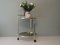 Hollywood Regency Style Serving Trolley with Removable Tray, 1970 3