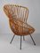 Rattan Chair in the style of Franco Albini, Italy, 1950s 4