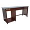 Vintage Wood Hotel Desk with Drawer 6