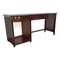 Vintage Wood Hotel Desk with Drawer 2