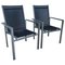 Vintage Stühle mit Aluminiumgestell, 4er Set 2