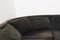 Vintage Black Alcantara Corner Sofa, 1970s, Image 3