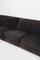 Vintage Black Alcantara Corner Sofa, 1970s 11