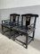 19th Century Chinese Chairs in Lacquered Black Wood with Gilt Decoration, 1890s, Set of 2, Image 4
