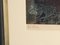 Frantisek Emler, Lovers in Moonlight, Oil on Paper, 1965, Framed 7