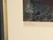 Frantisek Emler, Lovers in Moonlight, Oil on Paper, 1965, Framed, Image 7