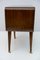 Mid-Century Modern Italian Bedside Tables in Maple and Walnut, 1950s, Set of 2 8