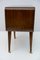 Mid-Century Modern Italian Bedside Tables in Maple and Walnut, 1950s, Set of 2, Image 8