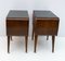 Mid-Century Modern Italian Bedside Tables in Maple and Walnut, 1950s, Set of 2 12