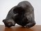 Orso grande in bronzo con orsetto, anni '60, Immagine 13