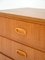 Small Teak Bedside Chest of Drawers, 1960s 5