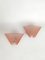 Pink Glass Pergamo 38 Wall Sconces by A. Mangiarotti for Artemide, 1980s, Set of 2 6