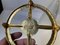 Vintage French Candlestand in Gilt Brass and Glass, 1980s 5