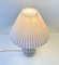 Italian Modern Table Lamp in Ceramic with Green Stripes, 1970s, Image 4