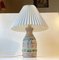 Italian Modern Table Lamp in Ceramic with Green Stripes, 1970s 2