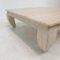 Italian Opium Coffee Table in Travertine, 1980s, Image 16