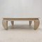 Italian Opium Coffee Table in Travertine, 1980s 9