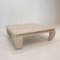 Italian Opium Coffee Table in Travertine, 1980s 7