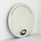 Round Mirror by Lucio Del Pezzo for Rimadesio, 1980s, Image 1