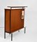 Mid-Century French Teak Cocktail Drinks Bar with Illuminated Panel, 1960s 5