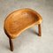 Danish Hand Carved Tripod Stool in Beech, 1900s, Image 13