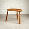 Danish Hand Carved Tripod Stool in Beech, 1900s, Image 2