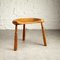 Danish Hand Carved Tripod Stool in Beech, 1900s, Image 3