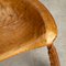 Danish Hand Carved Tripod Stool in Beech, 1900s 9
