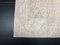 Beige and Peach Color Faded Oushak Rug 9