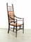 Jugendstil Sessel mit Liberty Bezug, frühes 20. Jh., 1890er 10