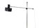 Black Dutch Floor Lamp with Rod Arm, 1960s, Image 4