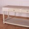 French Painted Oak Drapers Console Table 2