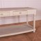 French Painted Oak Drapers Console Table 3