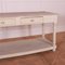 French Painted Oak Drapers Console Table, Image 3
