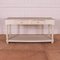 French Painted Oak Drapers Console Table 1