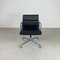 Schwarzer Soft Pad Group Chair aus Leder von Charles und Ray Eames für ICF / Herman Miller, 1960er 2