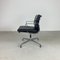 Schwarzer Soft Pad Group Chair aus Leder von Charles und Ray Eames für ICF / Herman Miller, 1960er 4