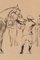 Dopo Henri de Toulouse-Lautrec. Cavalli alle corse, inizio XX secolo, inchiostro su carta, Immagine 4