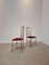 Mid-Century Chiavari Chairs in Brass and Red Velvet, 1950s, Set of 2, Image 7