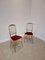 Mid-Century Chiavari Chairs in Brass and Red Velvet, 1950s, Set of 2 10