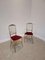 Mid-Century Chiavari Chairs in Brass and Red Velvet, 1950s, Set of 2, Image 10