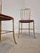Mid-Century Chiavari Chairs in Brass and Red Velvet, 1950s, Set of 2, Image 11