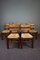 Mid-Century Brutalist Oak Chairs, Set of 6 2