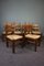 Mid-Century Brutalist Oak Chairs, Set of 6 3