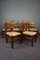 Mid-Century Brutalist Oak Chairs, Set of 6, Image 3