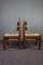 Mid-Century Brutalist Oak Chairs, Set of 6 6