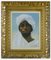 Portrait of a Young Eritrean, Oil on Cardboard, 1930s, Framed 1