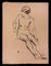 After Paul Grain, Nude of Woman, Original Ink Drawing, Mid-20th Century 1