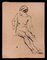 After Paul Grain, Nude of Woman, Original Ink Drawing, Mid-20th Century, Image 1