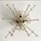 Large Austrian Snowflake Sputnik Flush Mount Lamps by Emil Stejnar for Rupert Nikoll, 1950s, Set of 2 10